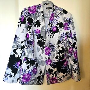 Nine West Floral Blazer